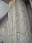 柱・梁の躯体の劣化状態 鉄骨の柱の錆びの状態、鉄筋コンクリートの場合のコンクリートの状態を確認し、構造上重要な柱と梁の構造の状態を確認する。